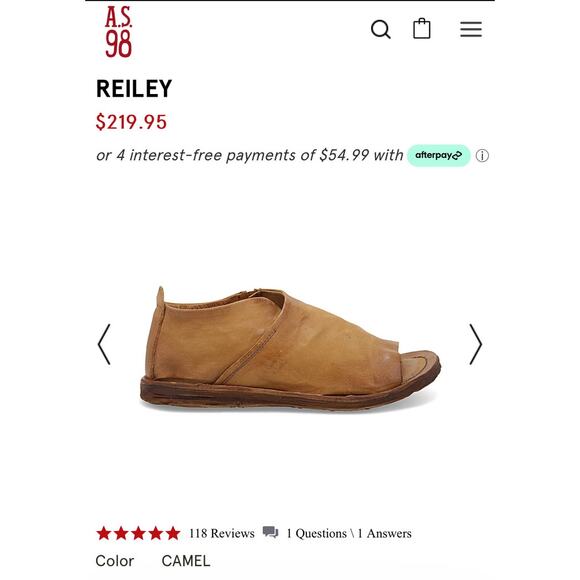 A.S. 98 Sandals Leather - Picture 6 of 6